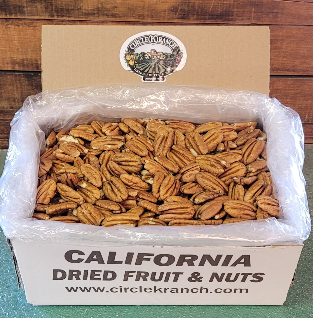 Natural Pecans (Bulk 5 lb. Box)